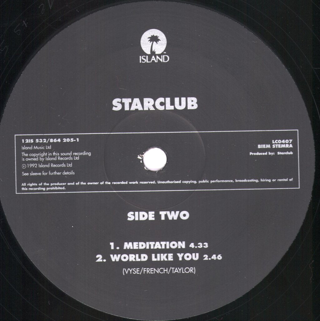 Starclub - Let Your Hair Down - 12 Inch