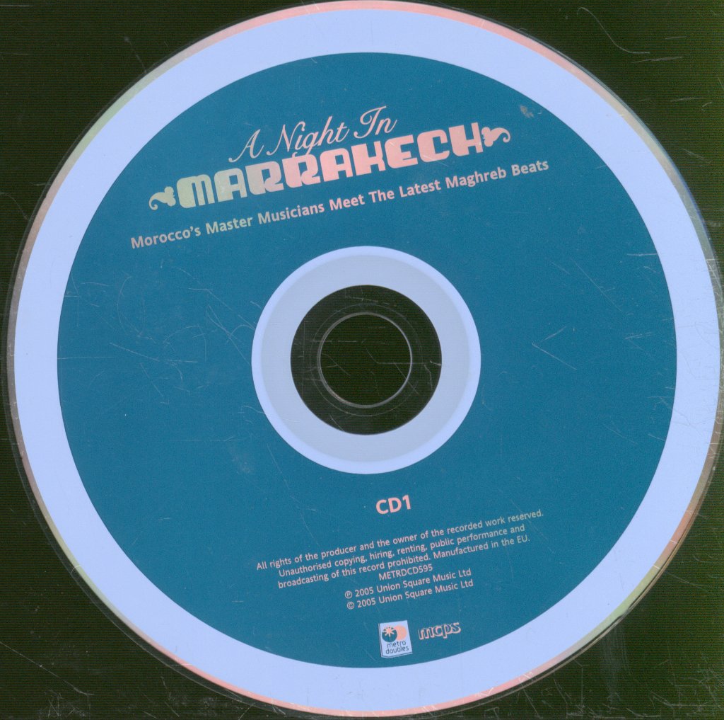 Various Artists - A Night In Marrakech - Morocco's Master Musicians Meet The Latest Maghreb Beats - Double Cd