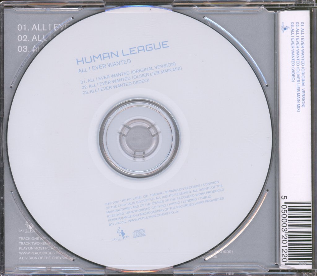 Human League - All I Ever Wanted - Cd