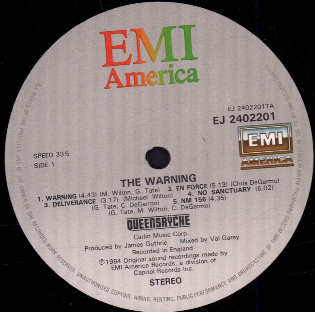 Queensryche - Warning - Lp
