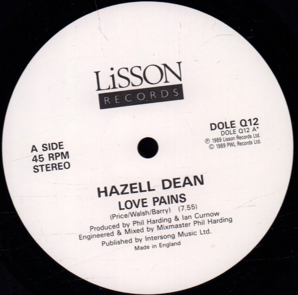 Hazell Dean - Love Pains - 12 Inch