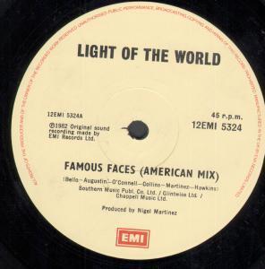 Light Of The World - Famous Faces - 12 Inch