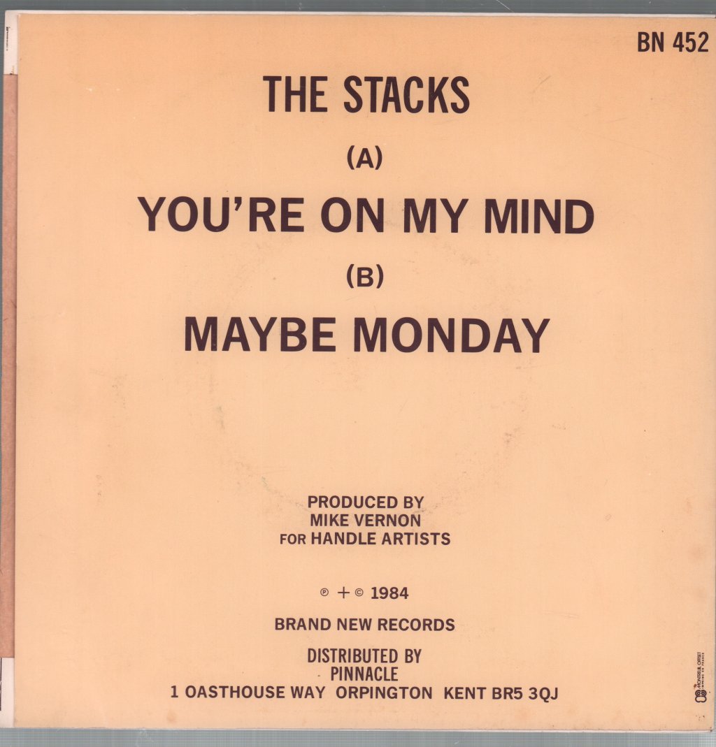 Stacks - You're On My Mind - 7 Inch