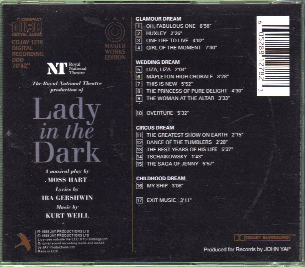 Original London Cast - Lady In The Dark: A Musical Play - Cd