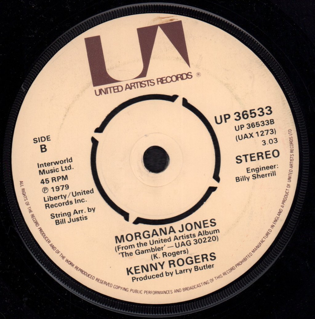 Kenny Rogers - She Believes In Me - 7 Inch