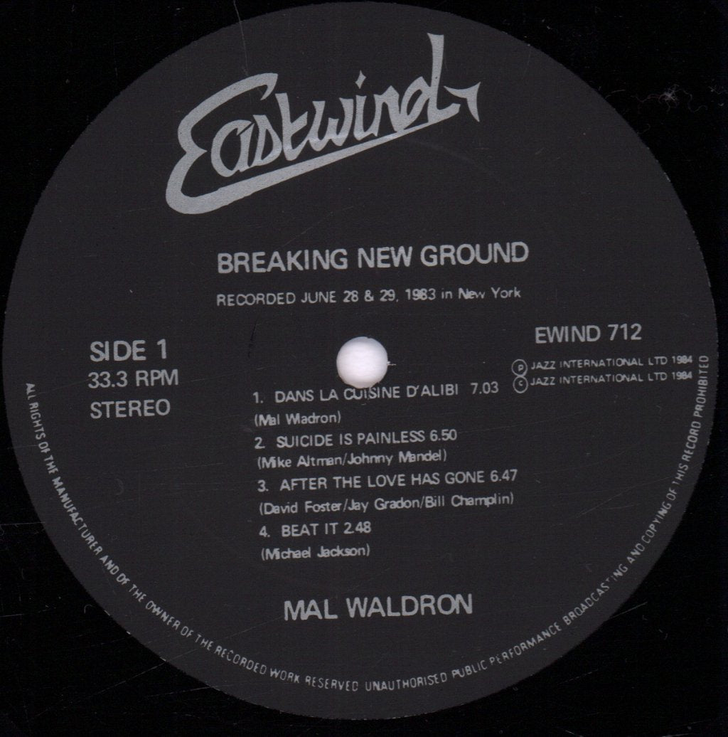 Mal Waldron - Breaking New Ground - Lp