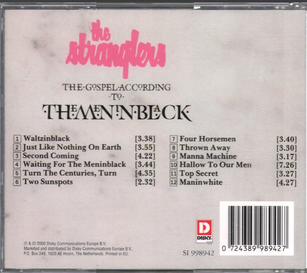 Stranglers - (The Gospel According To) The Meninblack - Cd