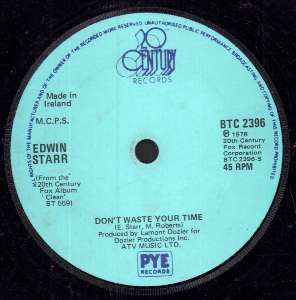 Edwin Starr - Contact - 7 Inch