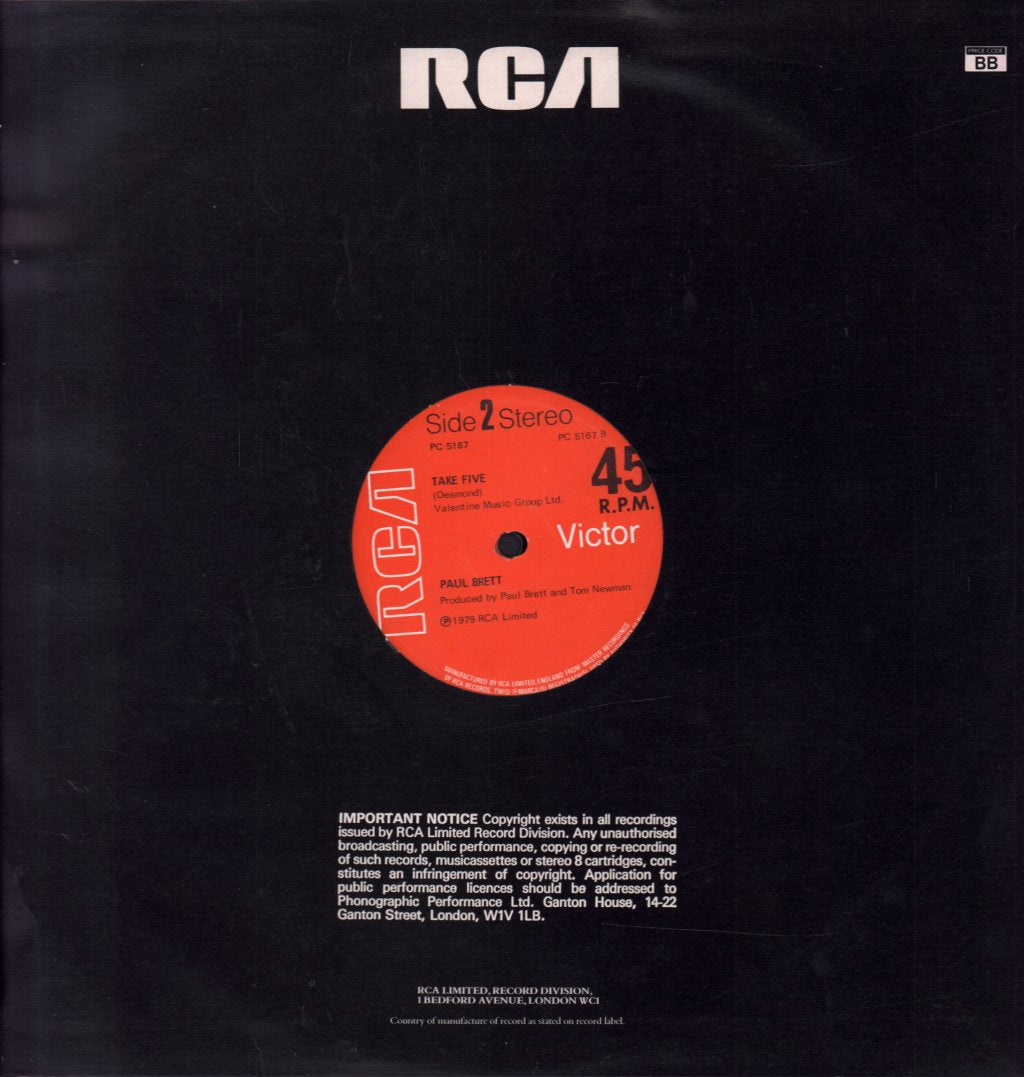 Paul Brett - Nineteen Ninety Nine - 12 Inch