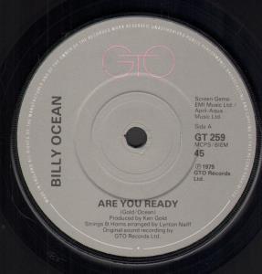 Billy Ocean - Are You Ready - 7 Inch
