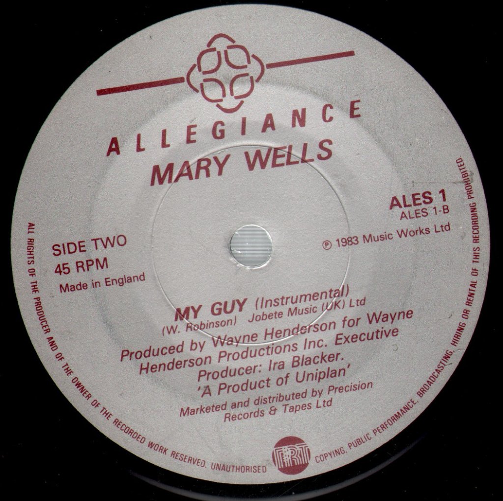 Mary Wells - My Guy - 7 Inch
