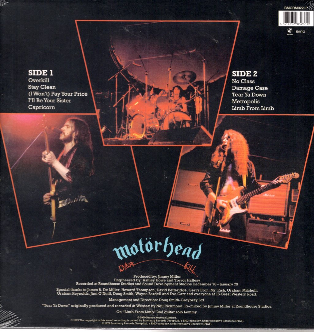 Motorhead - Overkill - Lp