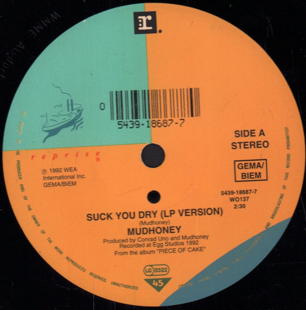Mudhoney - Suck You Dry - 7 Inch