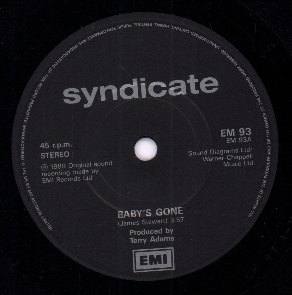 Syndicate (80'S Group) - Baby's Gone - 7 Inch
