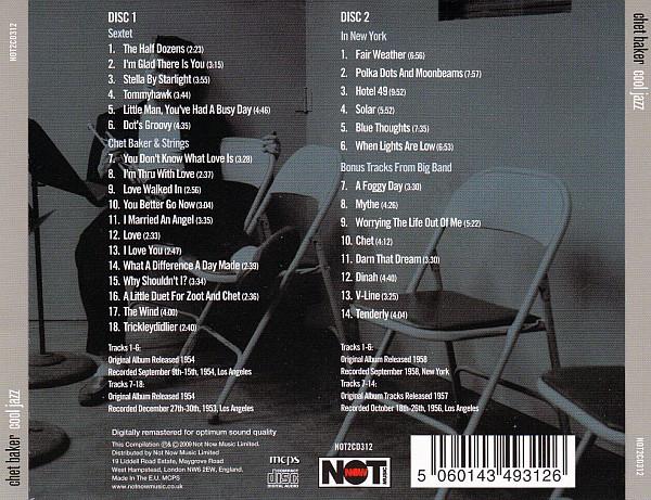 Chet Baker - Cool Jazz - Double Cd