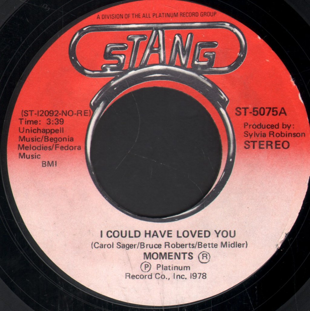 Moments (70'S Group) - I Could Have Loved You - 7 Inch