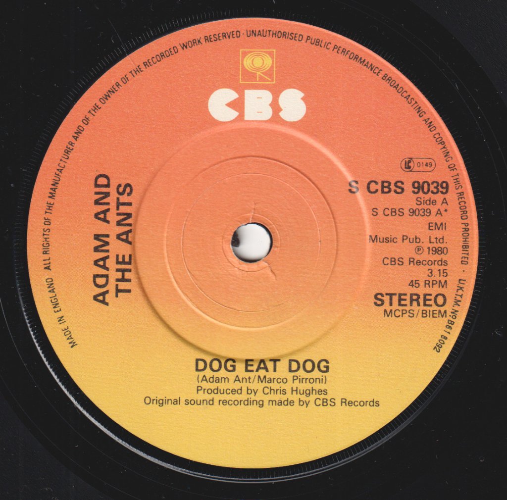 Adam And The Ants - Dog Eat Dog - 7 Inch