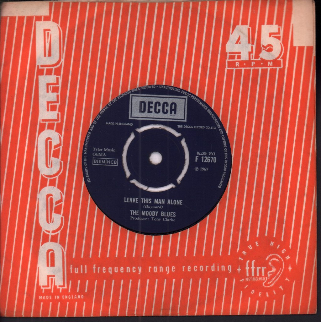 Moody Blues - Love And Beauty - 7 Inch
