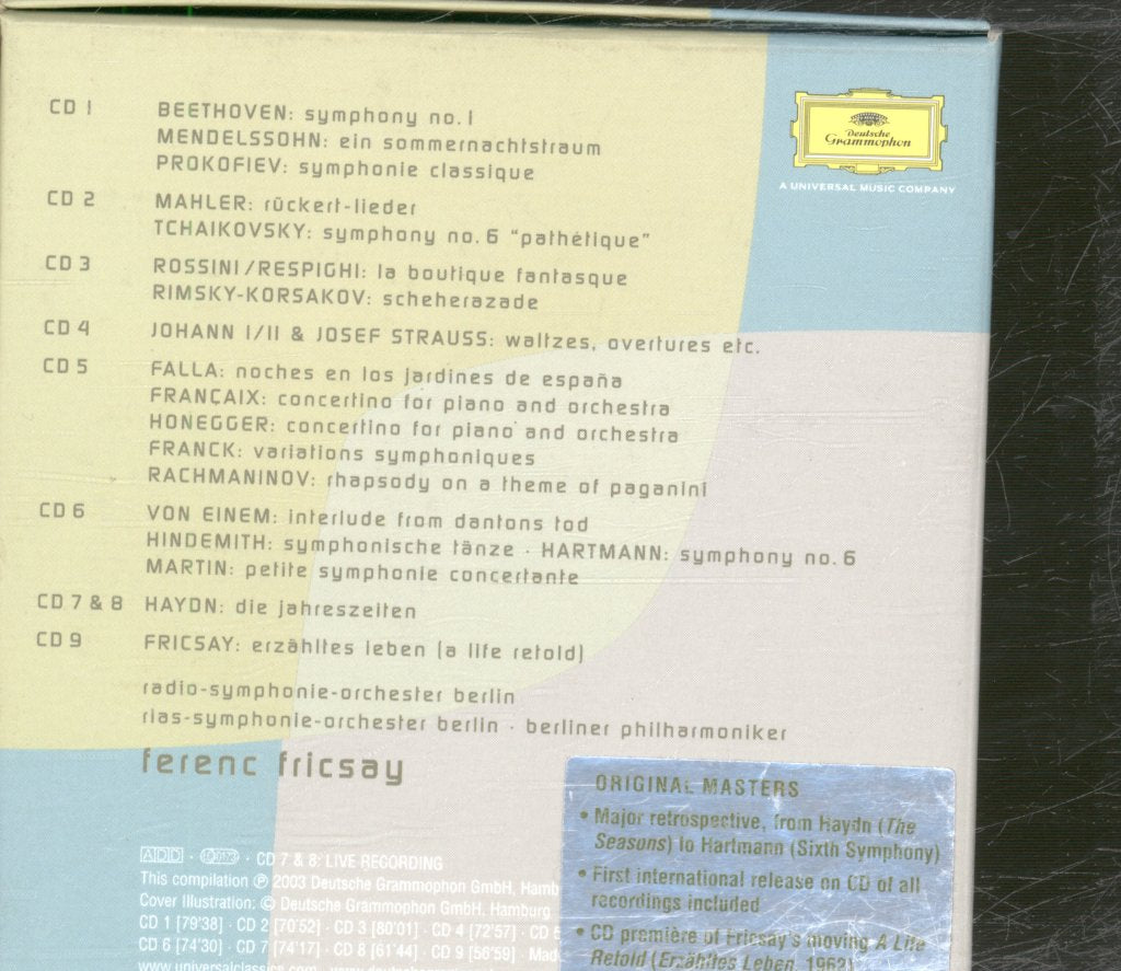 Ferenc Fricsay - A Life In Music - Cd Set