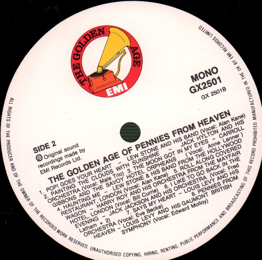 Various Artists - Pennies From Heaven (Golden Age Of) - Lp