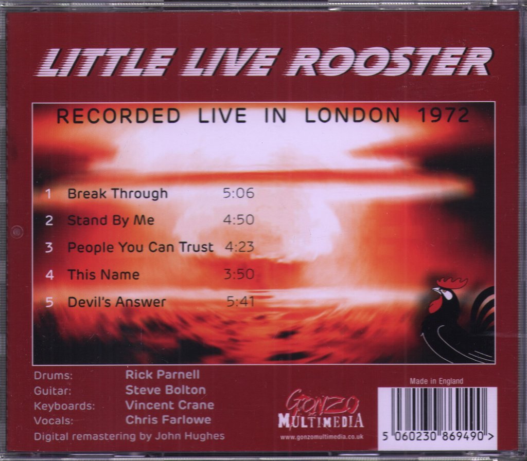 Atomic Rooster - Little Live Rooster - Cd