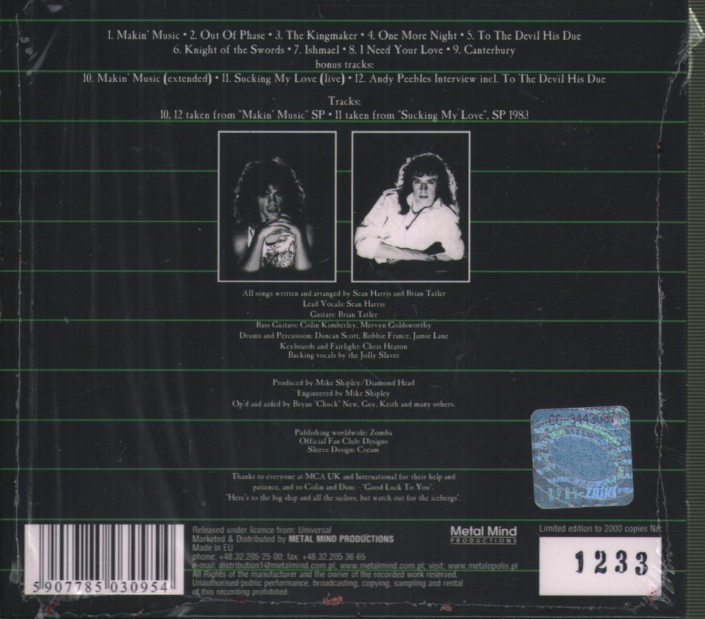 Diamond Head (Nwobhm Group) - Canterbury - Cd