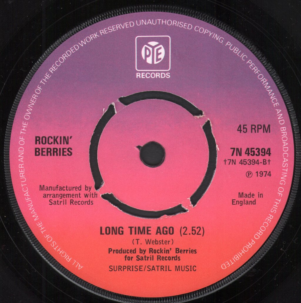 Rockin' Berries - Rock-A-Bye Nursery Rhyme - 7 Inch