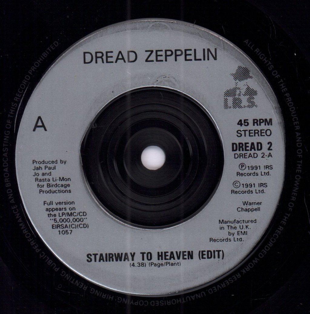 Dread Zeppelin - Stairway To Heaven - 7 Inch