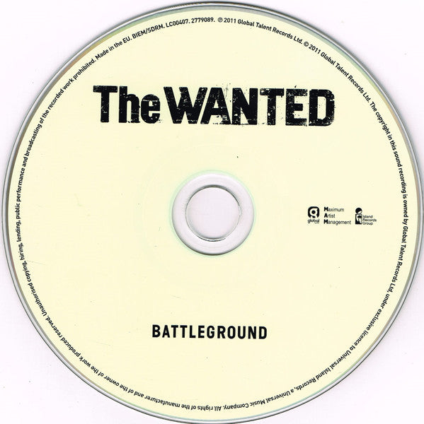 Wanted (Boy Band) - Battleground - Cd