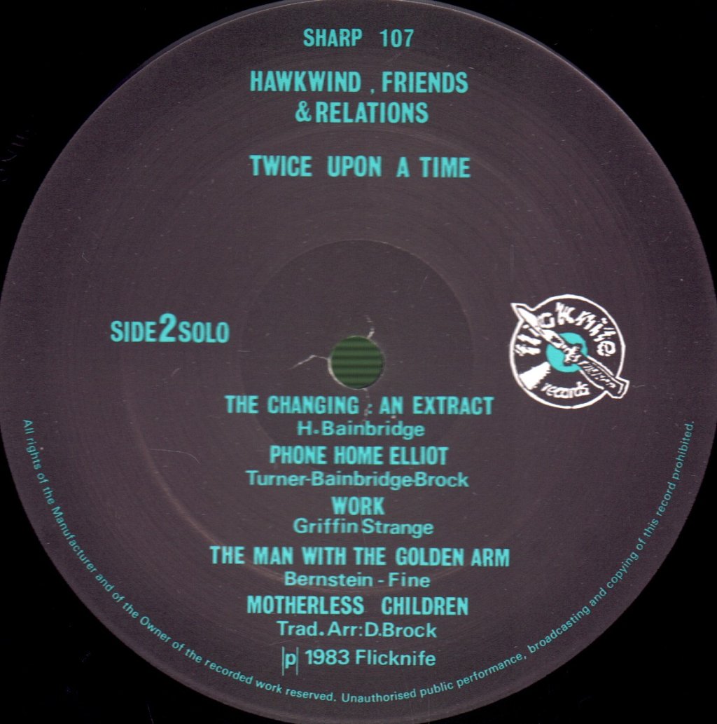 Hawkwind - Friends & Relations - Twice Upon A Time - Lp