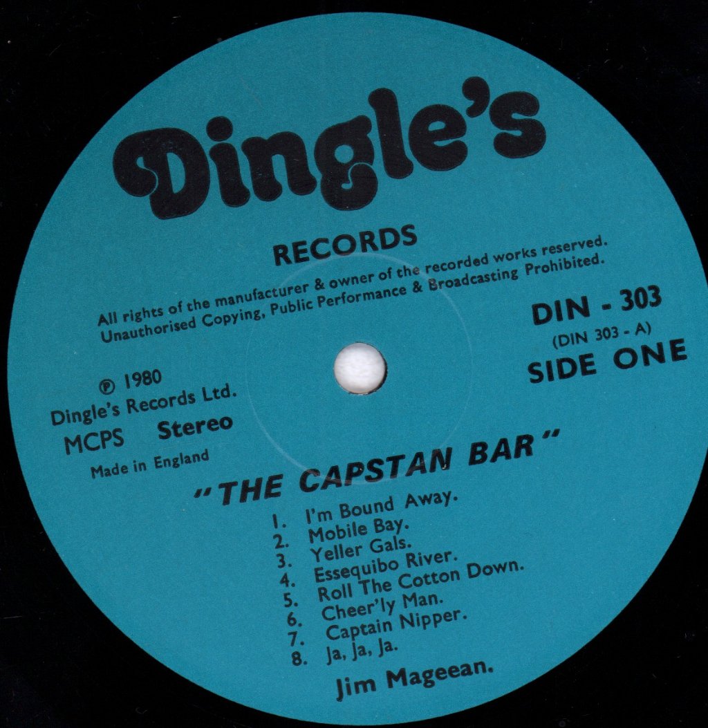 Jim Mageean - Capstan Bar - Lp