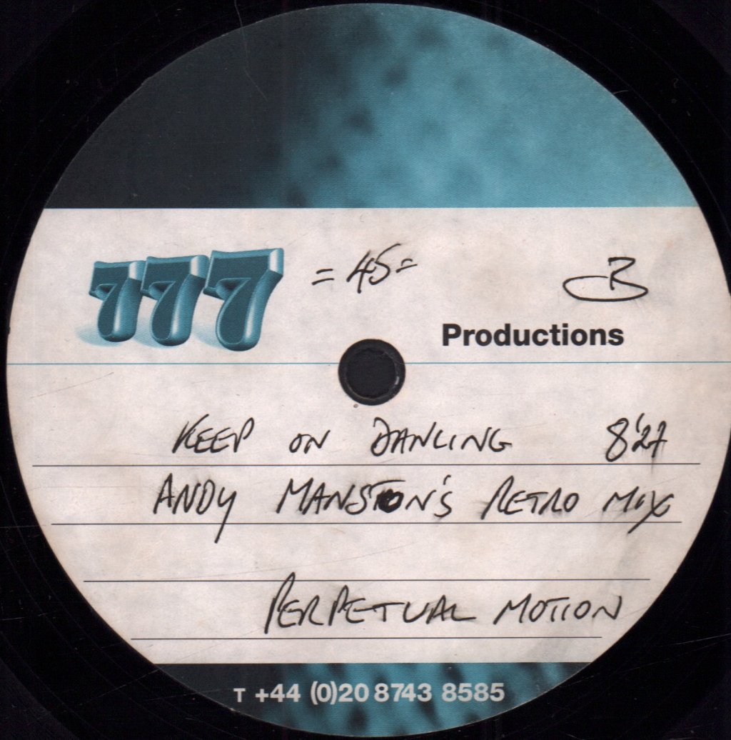 Perpetual Motion - Keep On Dancing - 12 Inch