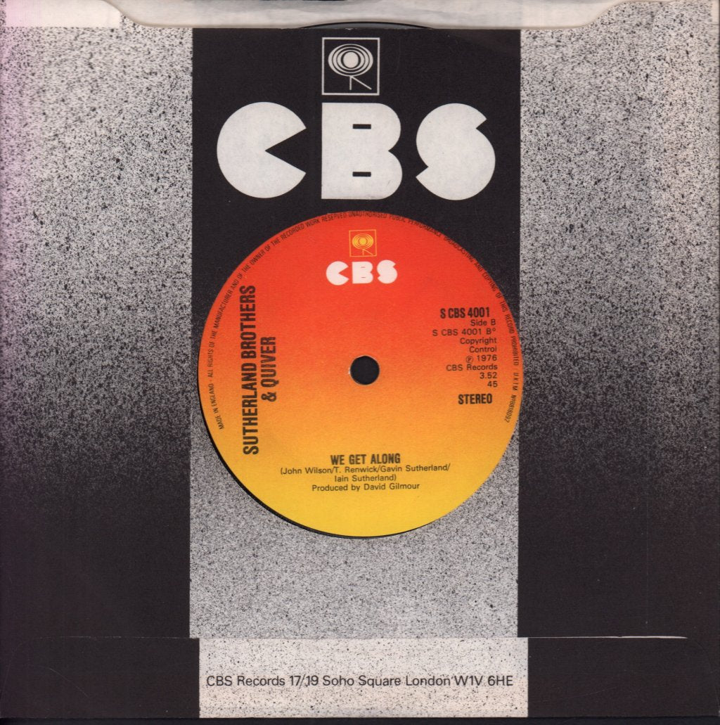Sutherland Brothers And Quiver - Arms Of Mary - 7 Inch