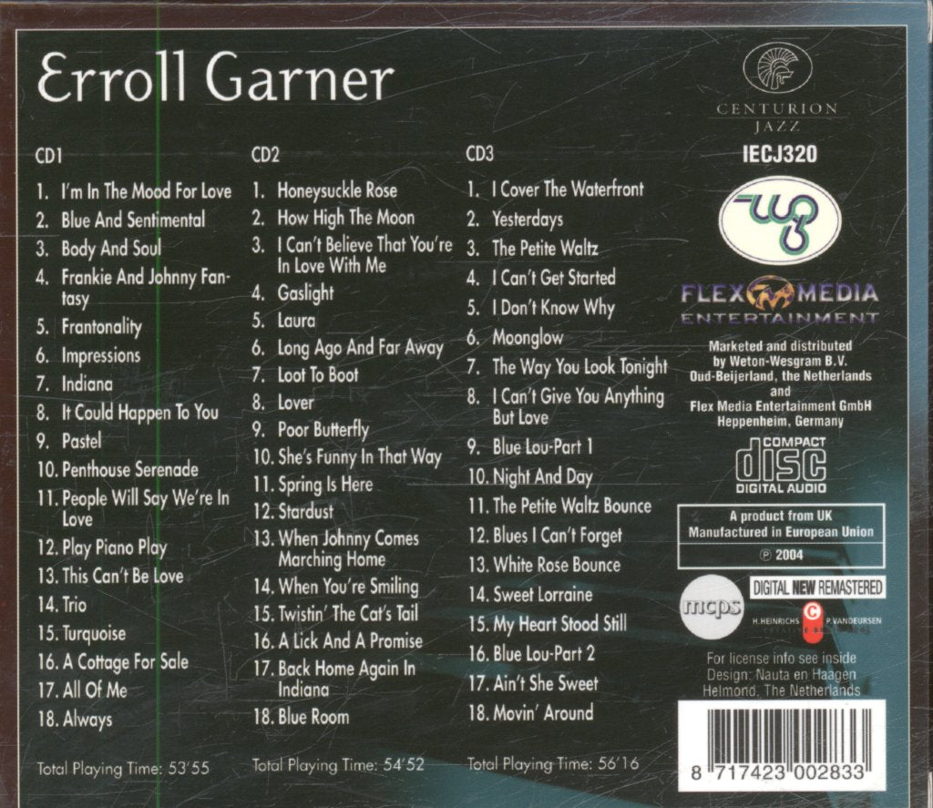 Erroll Garner - Impressions - Jazz Giants - Triple Cd