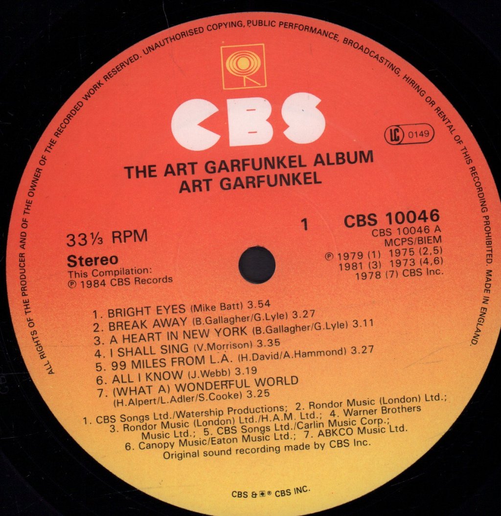 Art Garfunkel - Album - Lp