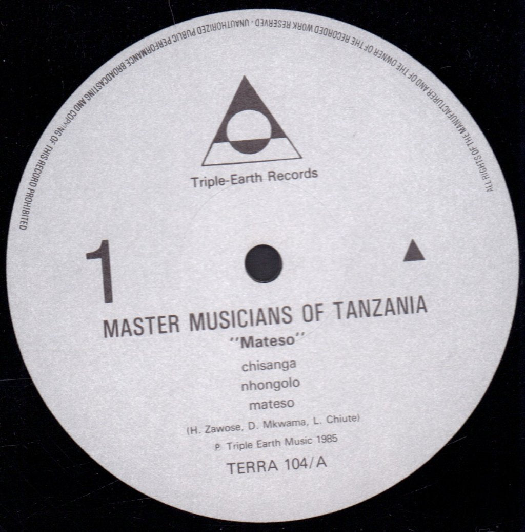 Master Musicians Of Tanzania - Mateso - Lp