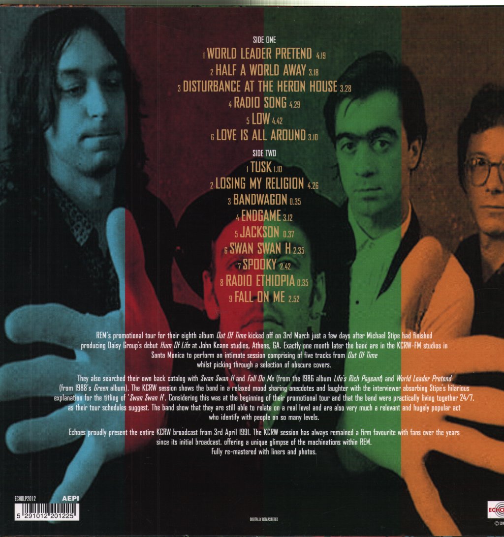 R.E.M. - KCRW Studios Santa Monica Ca, 3rd April 1991 - Lp