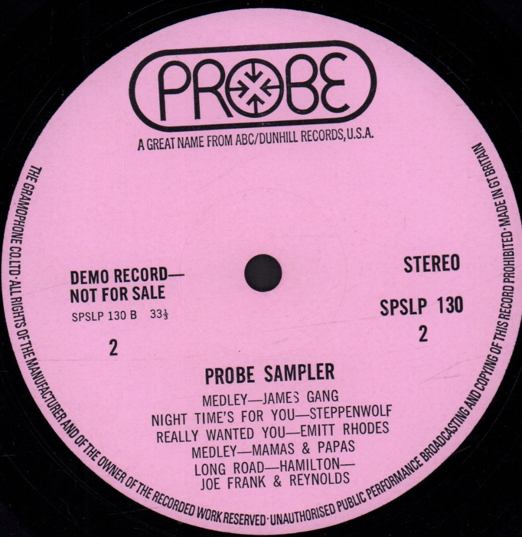 Various Artists - probe sampler - Lp