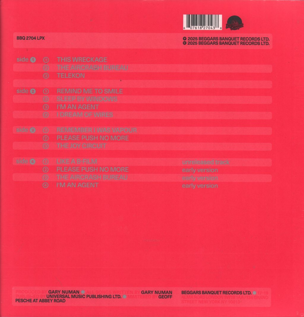 Gary Numan - Telekon - Double Lp