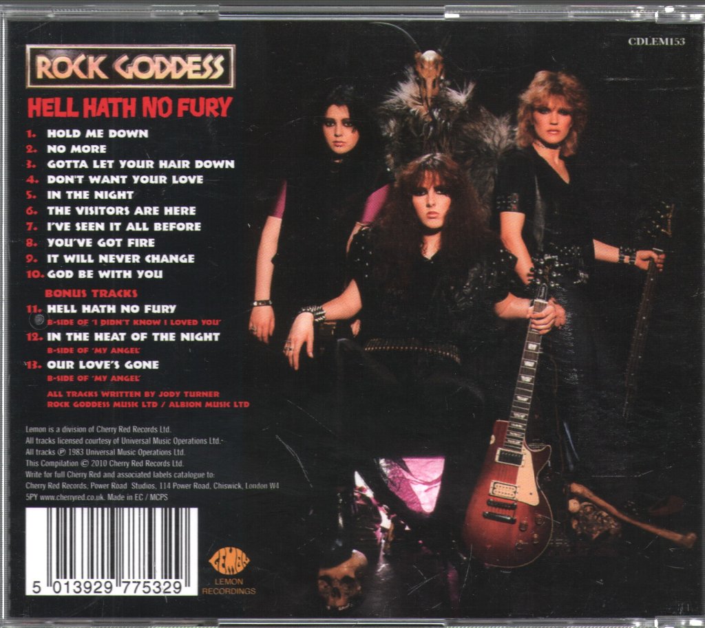 Rock Goddess - Hell Hath No Fury - Cd