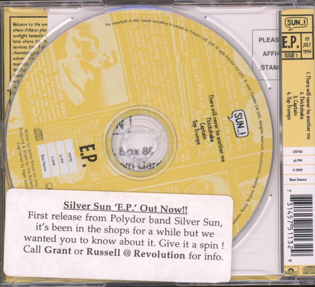 Silver Sun - E.P. - Cd