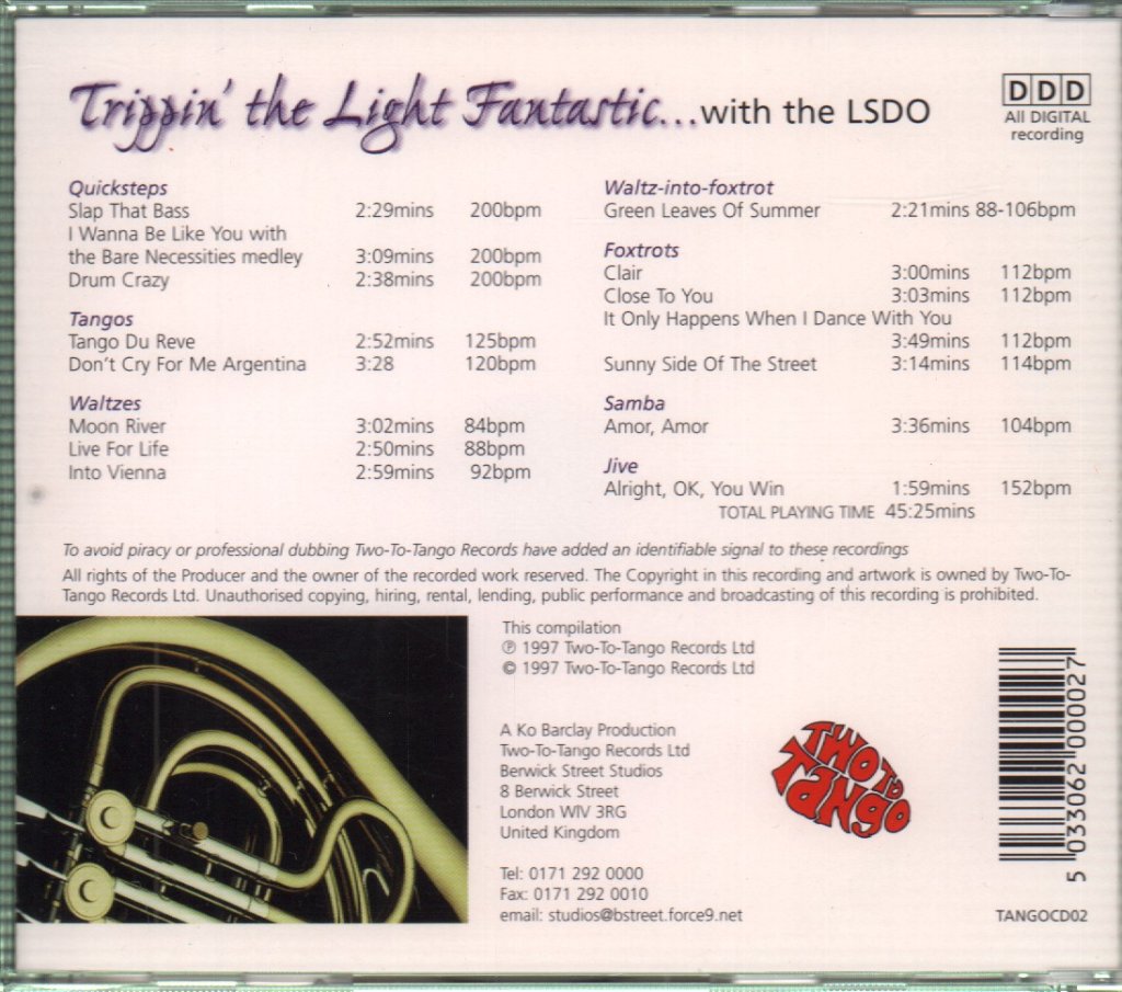 london Starlight dance Orchestra - trippin' the light fantastic - Cd