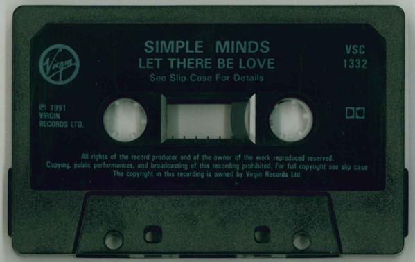 Simple Minds - Let There Be Love - Cassette
