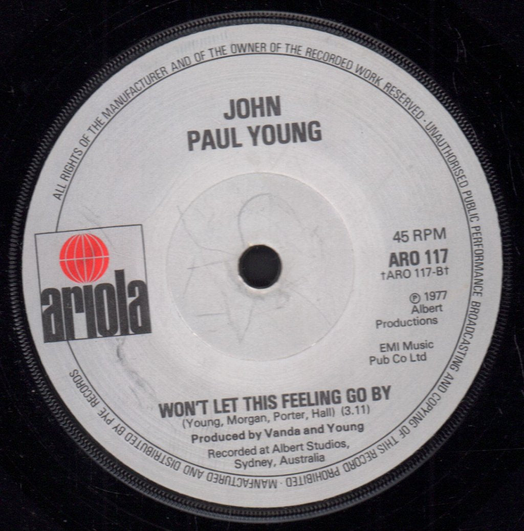 John Paul Young - Love Is In The Air - 7 Inch