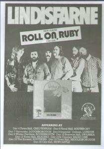 Lindisfarne - Roll On Ruby - Advert