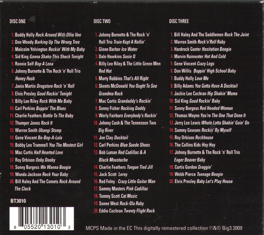 Various Artists - Totally Essential Rockabilly - Triple Cd