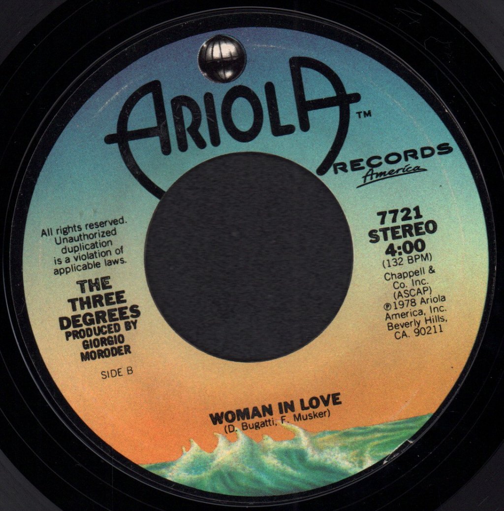 Three Degrees - Giving Up Giving In - 7 Inch