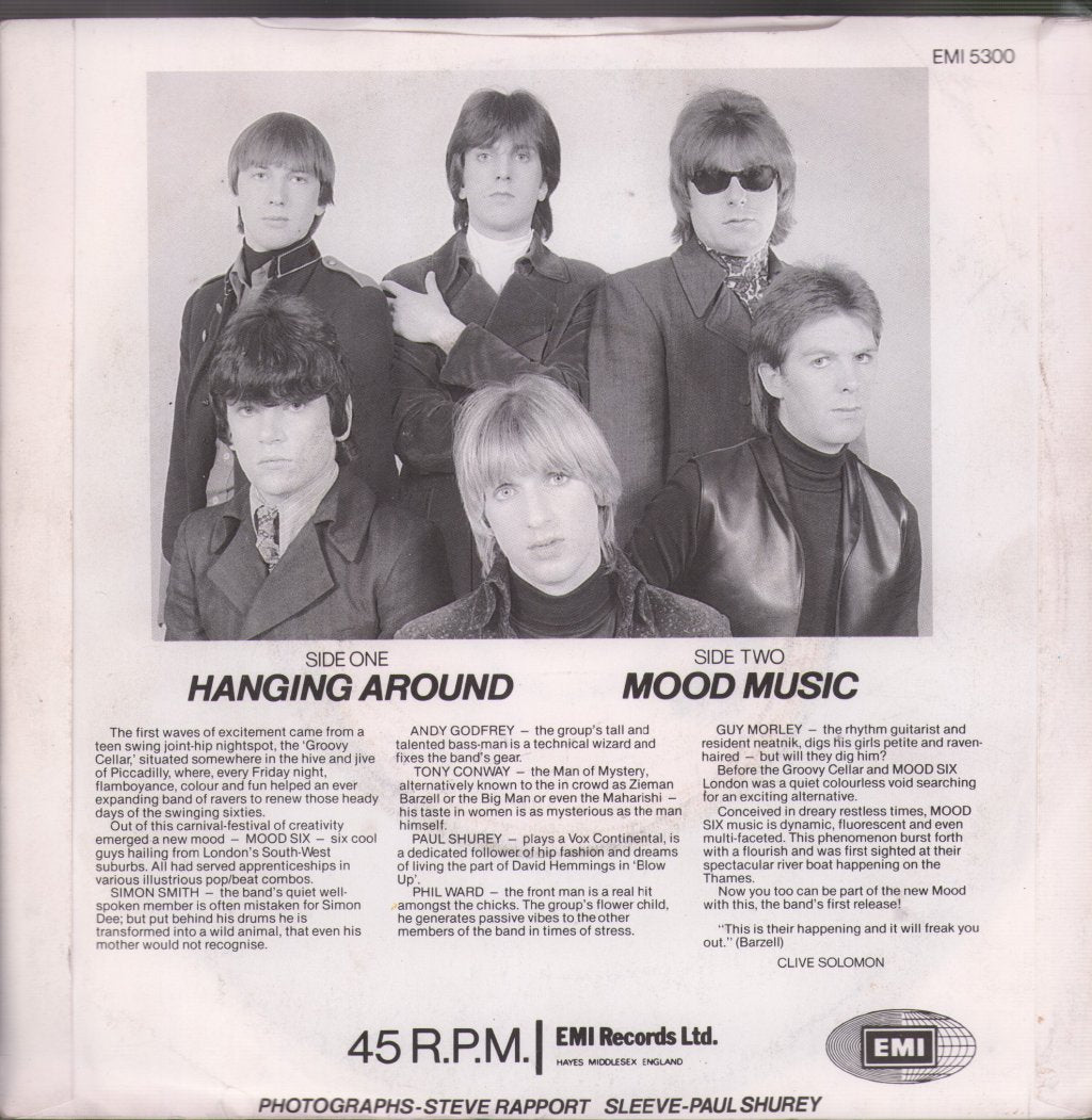 Mood Six - Hanging Around - 7 Inch
