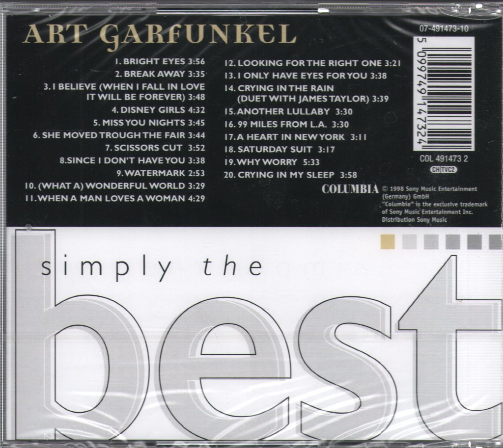 Art Garfunkel - Simply The Best - Cd