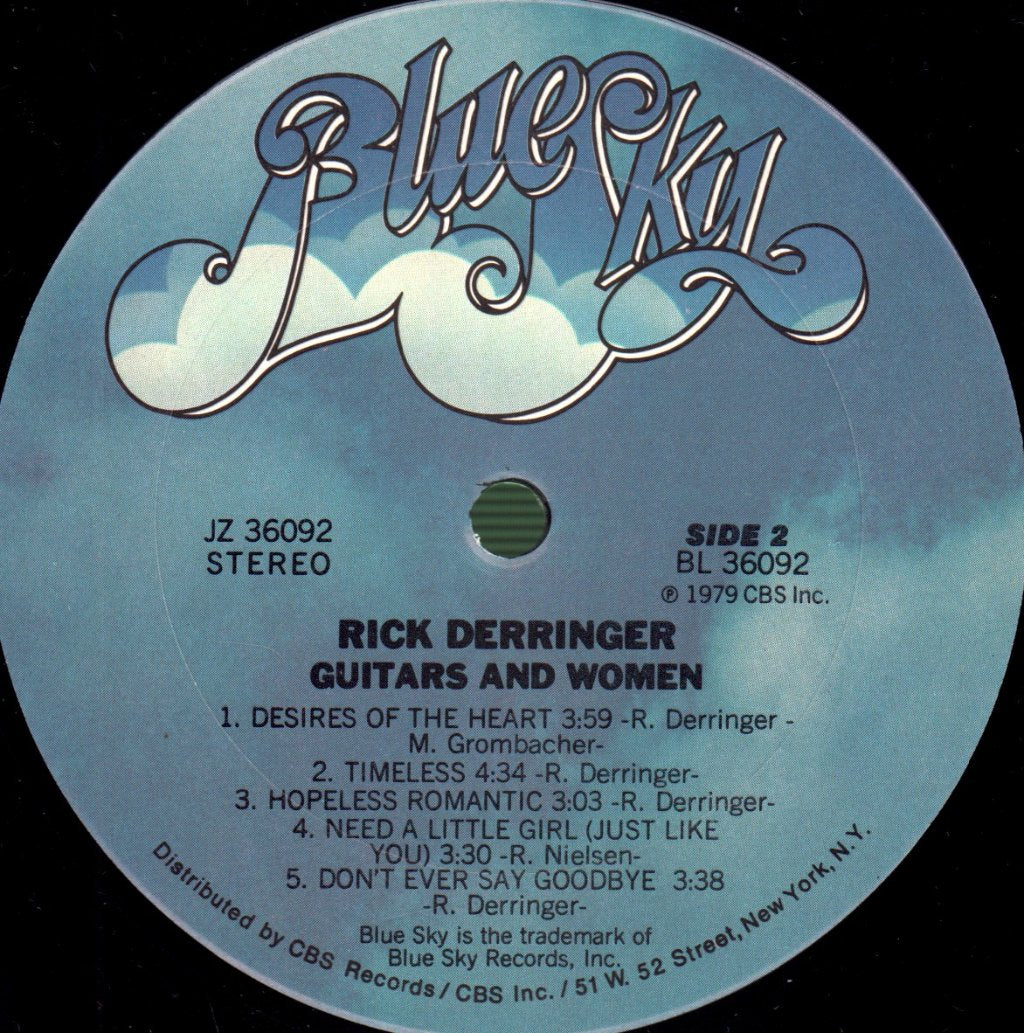 Rick Derringer - Guitars And Women - Lp
